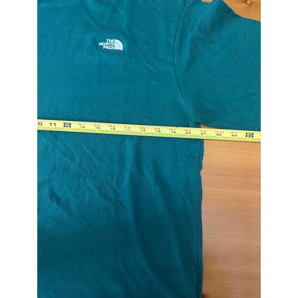 The North Face Mens Green Circular Design Logo Short Sleeve T-Shirt‎ Size M